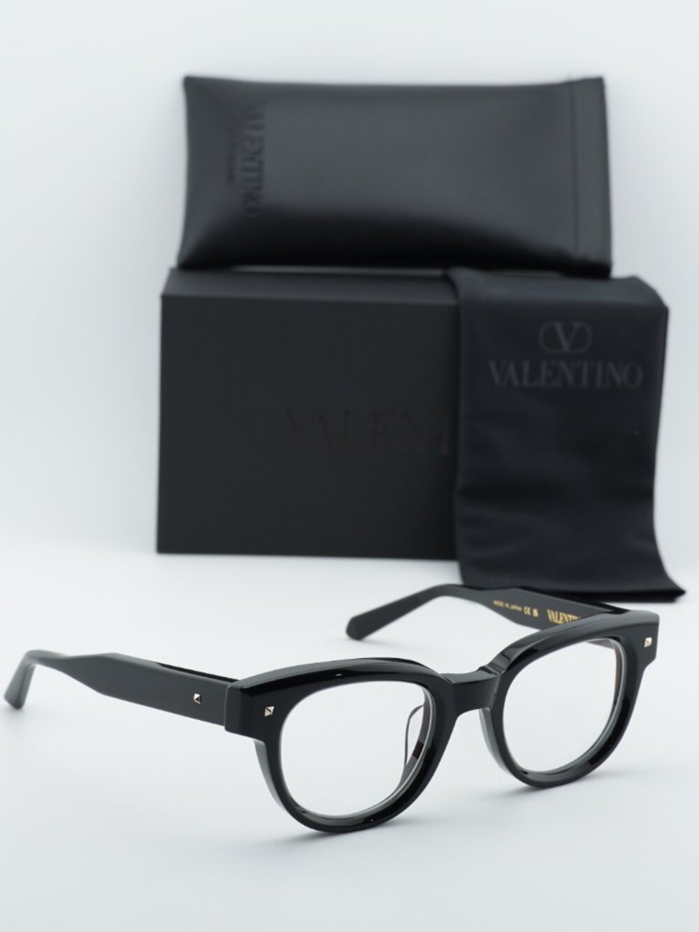 Valentino V-ESSENTIAL-V VLX-163A Square Eyeglasses 48mm - Black